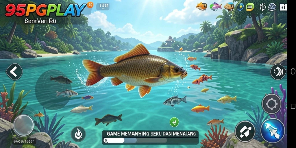 Tangkapan ikan yang realistis di game 95PGPLAY.