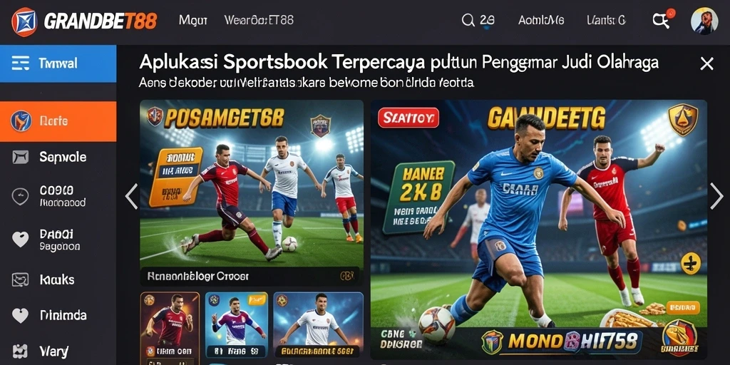 Tampilan screenshot gameplay Sportsbook dari GRANDBET88.