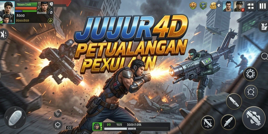 Tampilan gameplay JUJUR4D yang seru dan mendebarkan.