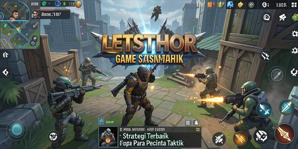 Gameplay LETSTHOR yang menegangkan dengan strategi yang harus dipikirkan matang-matang.