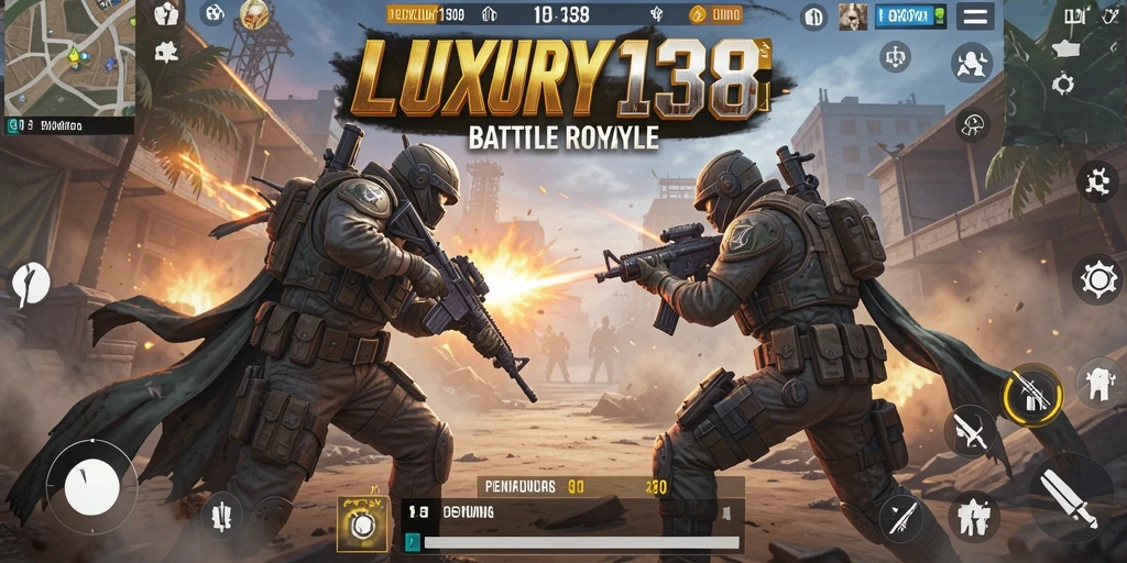 Gameplay seru dan menegangkan dalam LUXURY138 Battle Royale