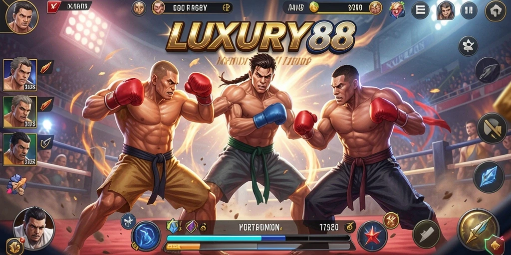 Tampilan epik pertarungan di LUXURY88 yang memukau.