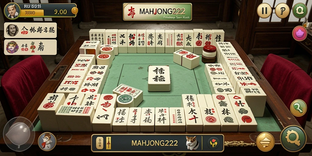 Tampilan gameplay petualangan yang menarik di MAHJONG222.