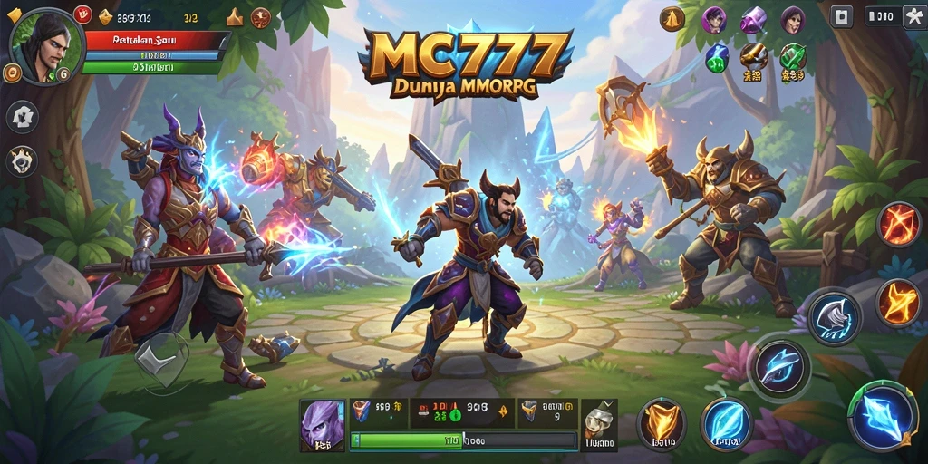 Gameplay seru di dunia fantastis MC777.