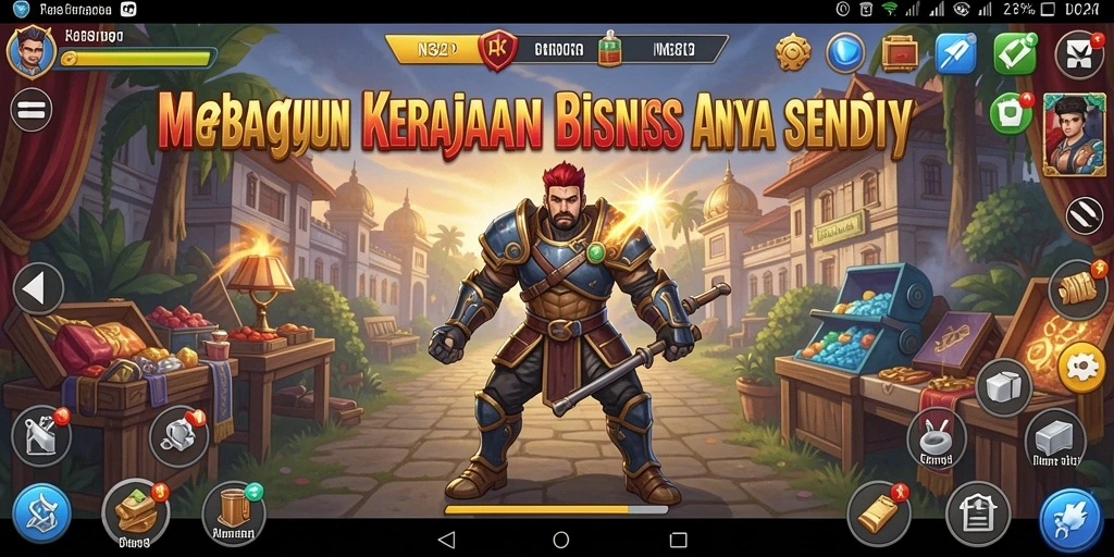 Tampilan gameplay N32 dengan elemen Tycoon yang menarik.