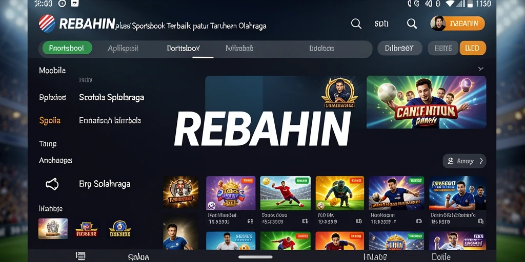 Tampilan menarik dari gameplay Sportsbook REBAHIN yang interaktif.