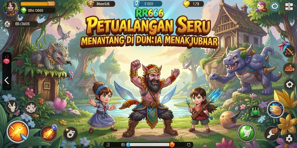 Screenshot gameplay RR666 menampilkan petualangan yang mendebarkan.