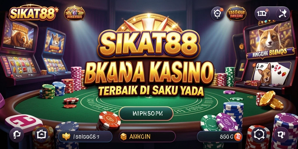 Tampilan menarik gameplay SIKAT88 di kasino virtual.