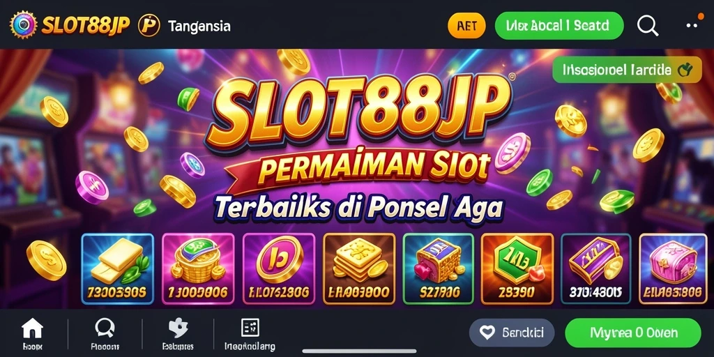 Tampilan gameplay SLOT88JP yang menarik dan penuh aksi.
