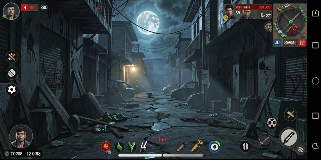 Tangkapan layar TO288 menampilkan gameplay yang mencekam dan menyeramkan.